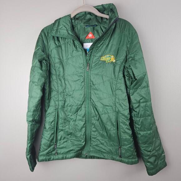 Columbia Green NDSU North Dakota College Jacket Size Small - Picture 1 of 7